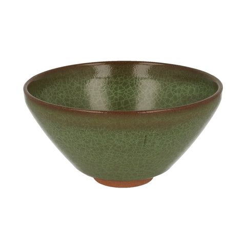 Matcha Bowl Crackle Green