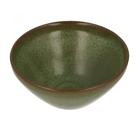 Matcha Bowl Crackle Green